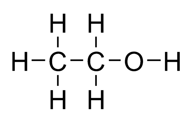 エタノール（エチルアルコール）の化学式